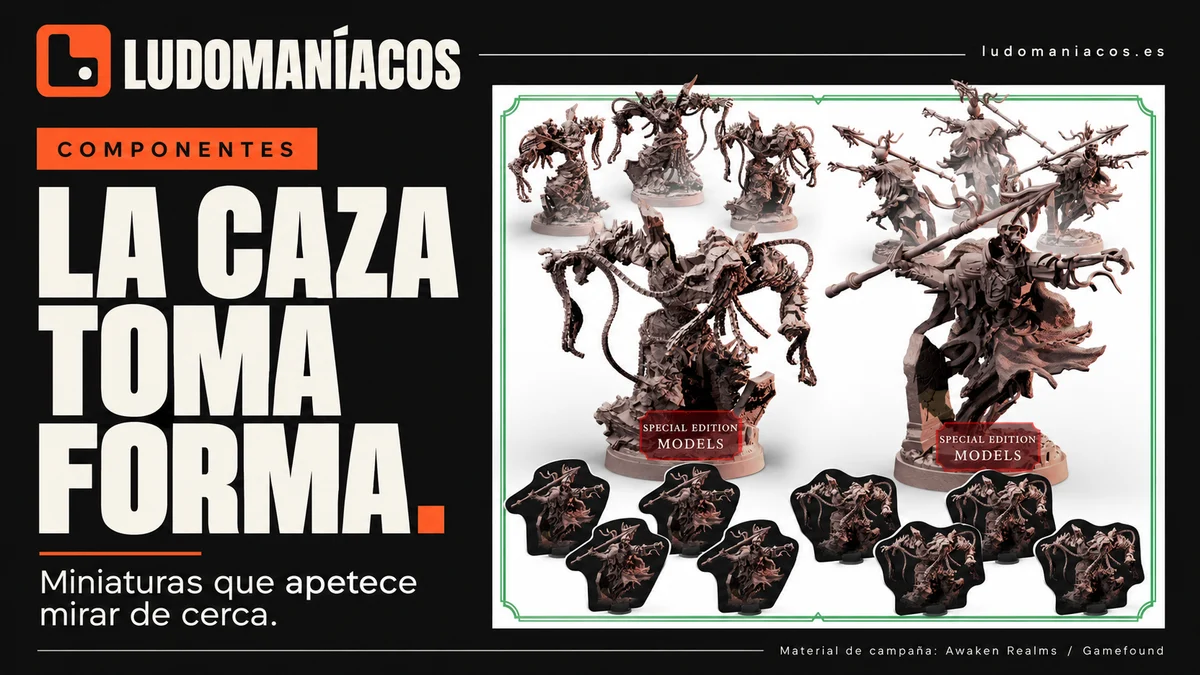 Miniaturas y representaciones de criaturas de Grimcoven.